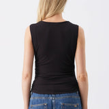 Jodie Ruched Rib Tank