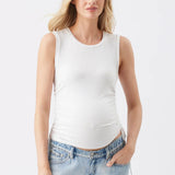 Jodie Ruched Rib Tank