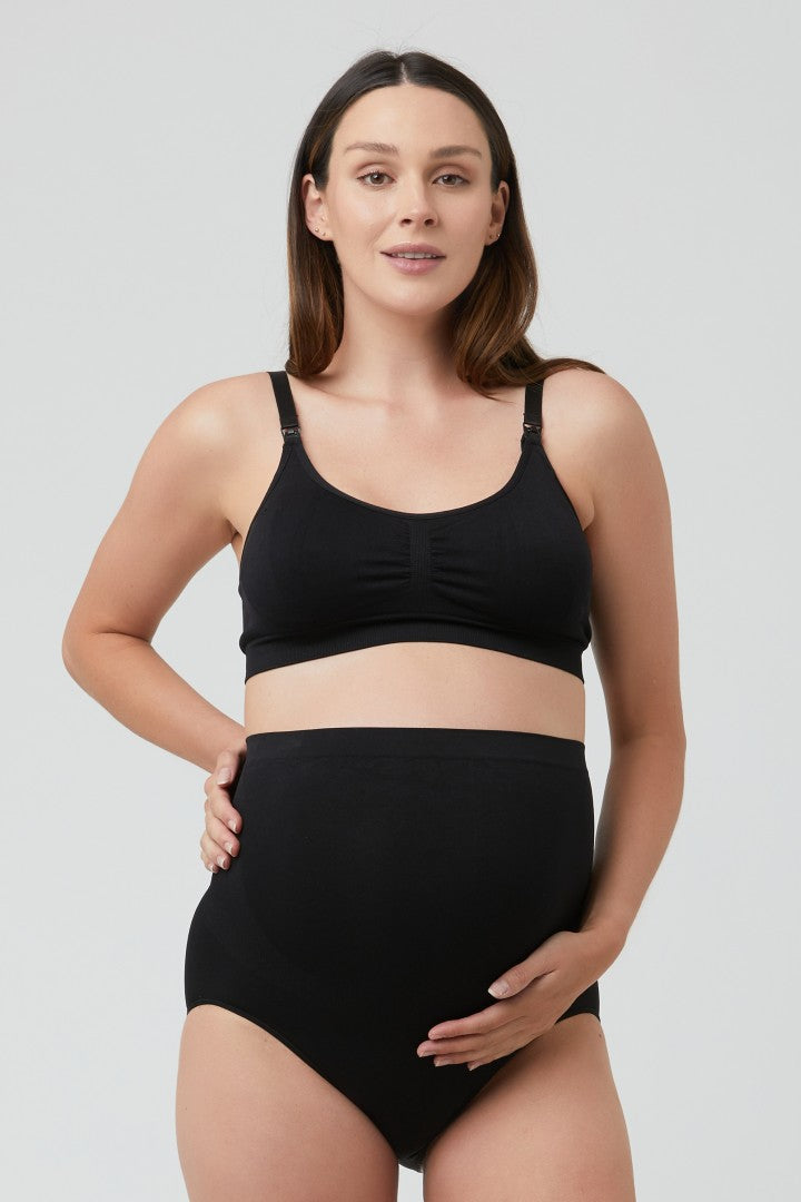 Seamless Nursing Bra (Black) | Ripe Maternity