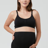 Seamless Nursing Bra (Black) | Ripe Maternity