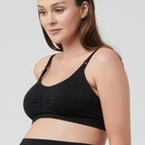 Seamless Nursing Bra (Black) | Ripe Maternity