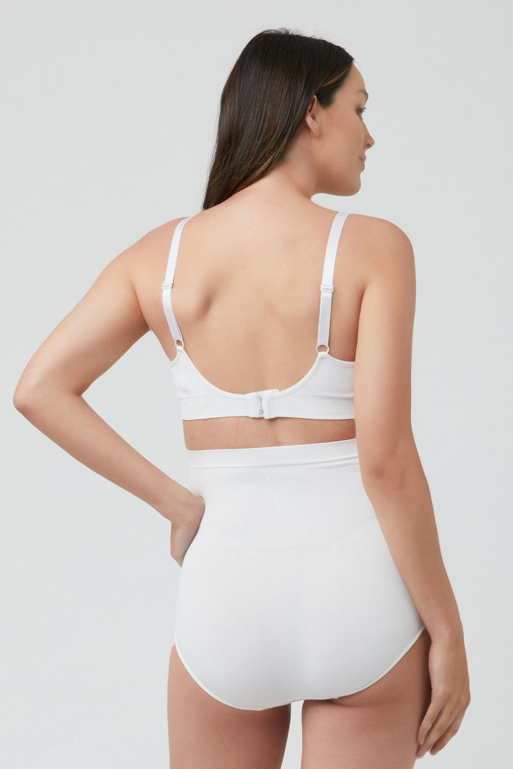 Seamless Nursing Bra (White) | Ripe Maternity