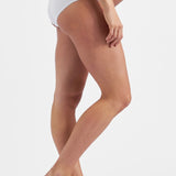 Organic Cotton Lacey Maternity Briefs (White) | Ripe Maternity Canada
