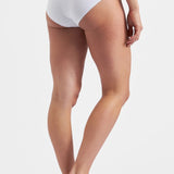 Organic Cotton Lacey Maternity Briefs (White) | Ripe Maternity Canada