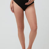 Organic Cotton Full Maternity Briefs (Black) | Ripe Maternity