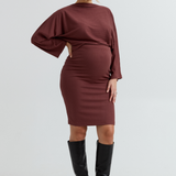 Maternity Dolman Sleeve Top (Rose Taupe) | CARRY