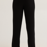 Soft Modal Rib Over Bump Maternity Pant (Black) | CARRY