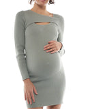 The Highline Knit Dress | Bae The Label | Maternity Dresses Canada