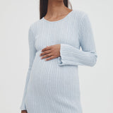 Textured Bell Sleeve Dress