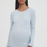 Textured Bell Sleeve Dress