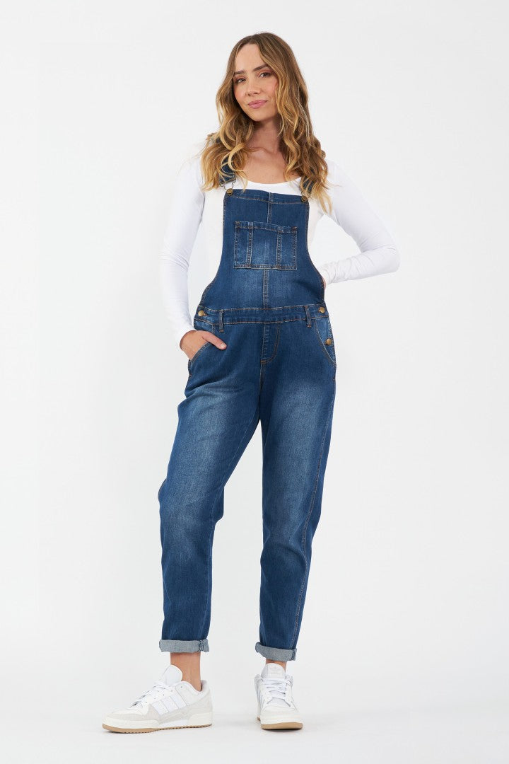 Denim Maternity & Beyond Overalls (Indigo) | Ripe Maternity Canada
