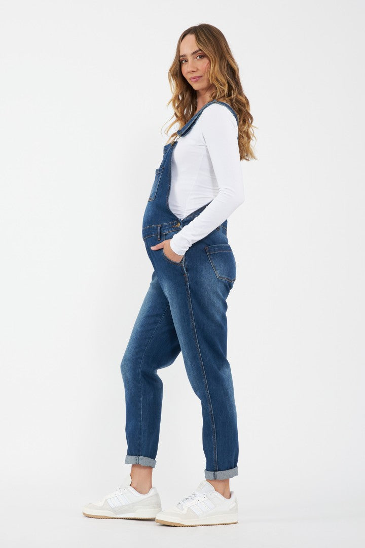 Denim Maternity & Beyond Overalls (Indigo) | Ripe Maternity Canada
