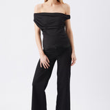 Kyle Wide Leg Maternity Jeans (Black) | Ripe Maternity