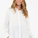 Tori Classic Maternity Shirt (White) | Ripe Maternity Canada