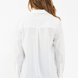 Tori Classic Maternity Shirt (White) | Ripe Maternity Canada