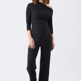 Off-Shoulder Rib Top