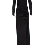 The Off The Shoulder Evening Dress (Black) | BUMPSUIT Canada