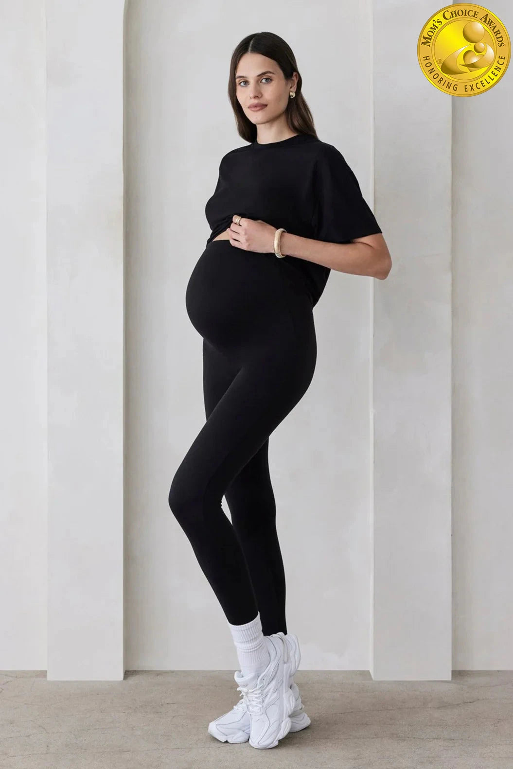 The High Rise Maternity Legging (Black) | BUMPSUIT Canada