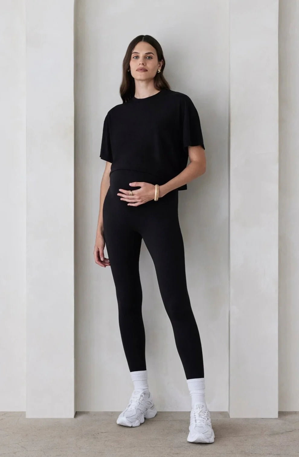 The High Rise Maternity Legging (Black) | BUMPSUIT Canada