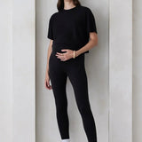 The High Rise Maternity Legging (Black) | BUMPSUIT Canada