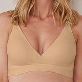 Ultimate Nursing Bra (Beige) | Women's Breastfeeding Bra | BUMPSUIT