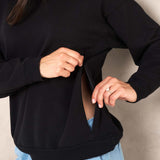 Cozy Fleece Nursing Pullover
