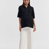 Claudia Button Down Tee