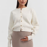 Celine Maternity Cardigan (Cream) | Legoe Heritage