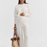 Celine Maternity Cardigan (Cream) | Legoe Heritage