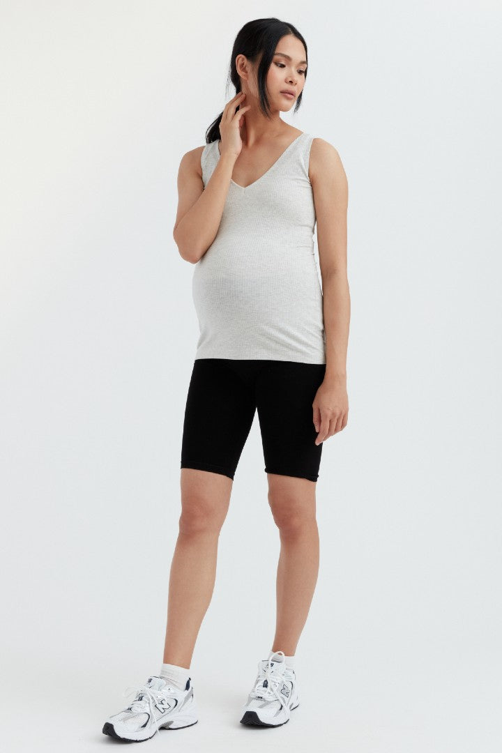 Bamboo Maternity Bike Short (Black) – Carry Maternity Canada