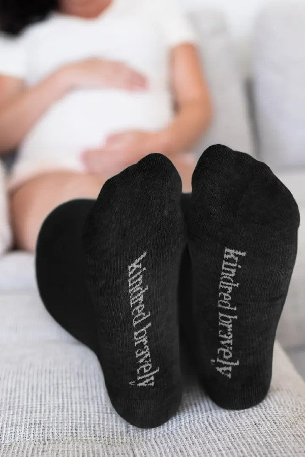Heather Grey Belly Bandit Maternity Compression Socks– PinkBlush