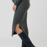 Dani Charcoal Knit Maternity Skirt | Ripe | CARRY | Toronto Canada
