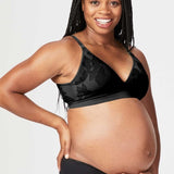 Freckles Black Recycled Maternity & Nursing Bra | Cake Lingerie | CARRY | Toronto Canada