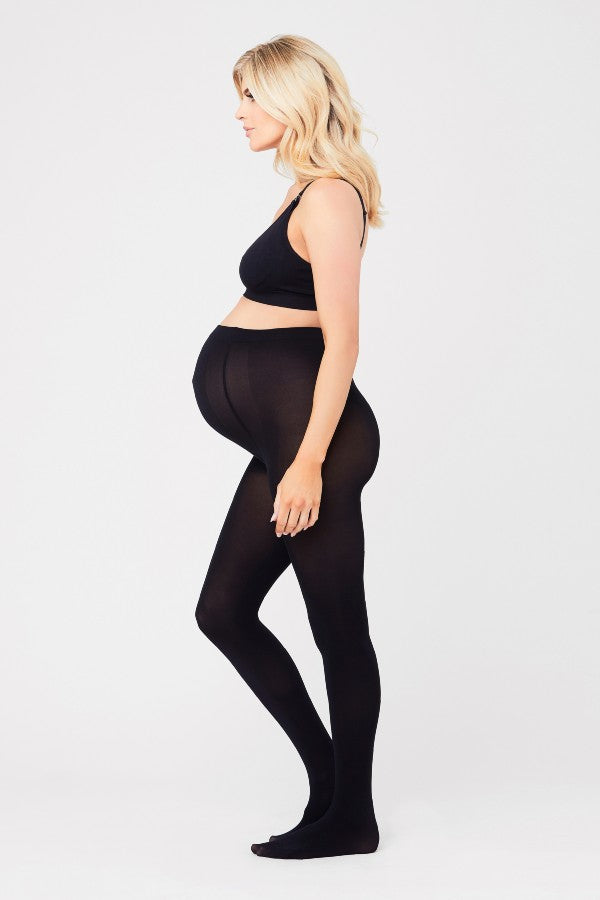 Cadenshae womens maternity leggings size M postpartum recovery black 076074