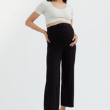 Soft Essential Bamboo Crop Top | CARRY Maternity | Maternity Tops Toronto Canada\