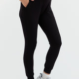 Soft Essential Bamboo Knit Pant | Black | CARRY Maternity | Maternity Pants Canada