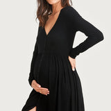 The Softest Rib Nursing Dress | HATCH Collection | CARRY Maternity | Toronto Canada