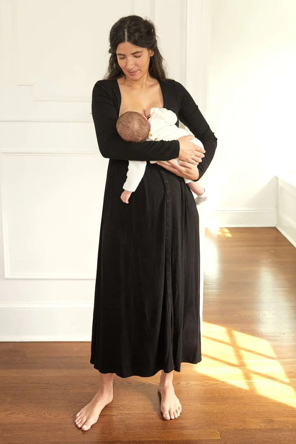 The Softest Rib Nursing Dress | HATCH Collection | CARRY Maternity | Toronto Canada