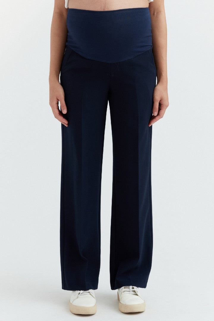 Waffle Wide-Leg Trouser
